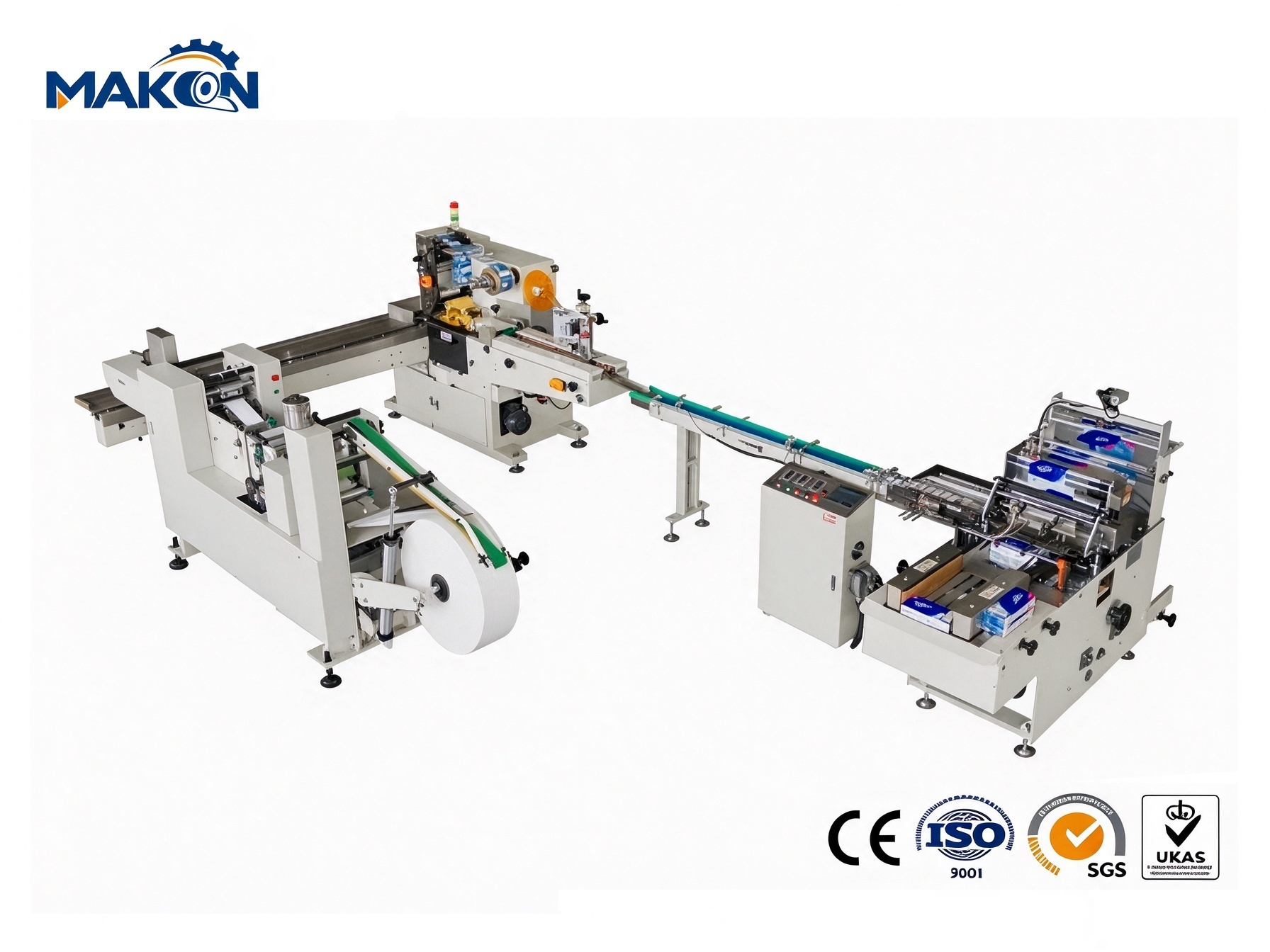 High Speed Pocket Tissue Production Machine